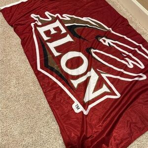Elon University Maroon flag